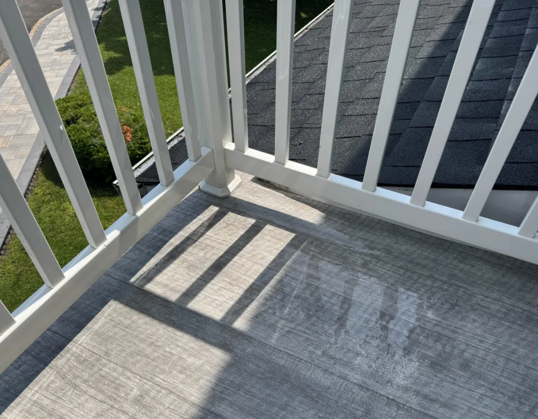 Balcony, after cleaning