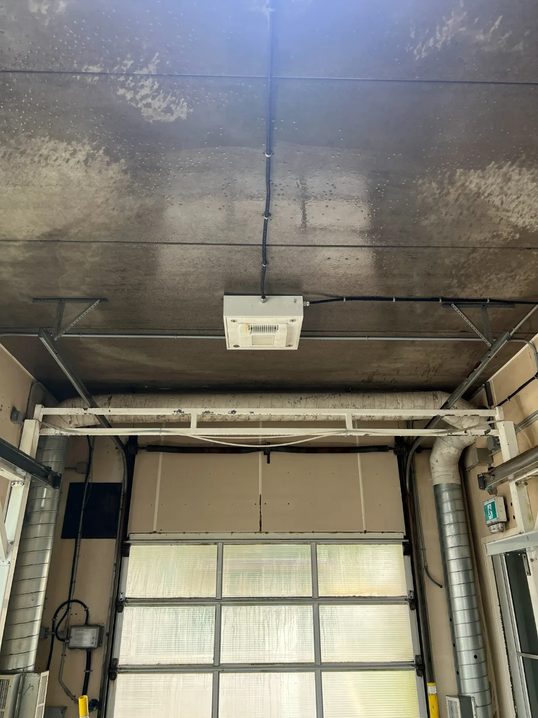 Car wash bay, after cleaning